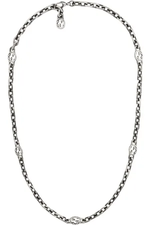 Gucci Sterling Interlocking G necklace