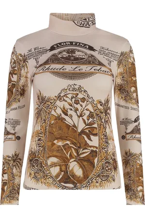 Rhude Printed long-sleeved top