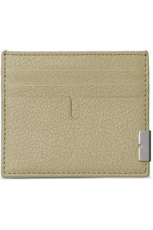 Burberry Tall B cut leather cardholder