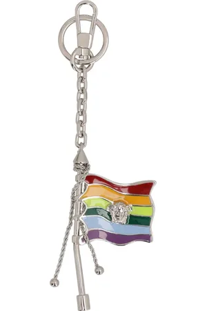VERSACE Flag keyring
