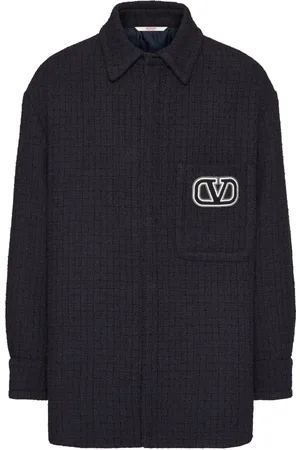 VALENTINO GARAVANI VLogo Signature tweed shirt jacket