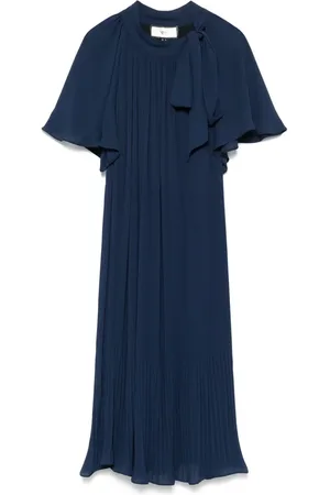 NISSA Pliss?? midi dress