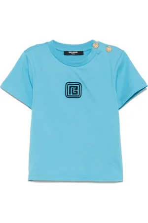 Balmain Logo-embroidered T-shirt