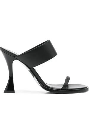Moschino 100mm leather sandals