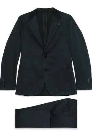 LARDINI Brooch-detail suit