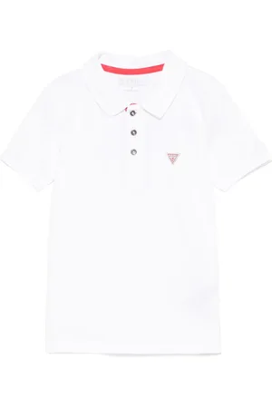 Guess Logo-patch polo shirt