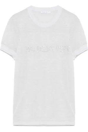 Patrizia Pepe Appliqu?? logo T-shirt