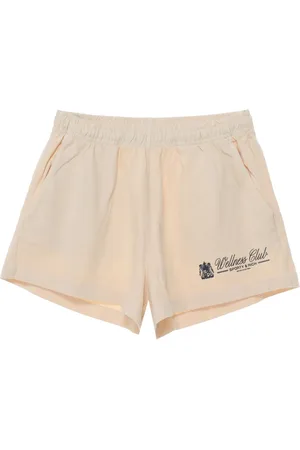 Sporty & Rich Printed cotton shorts