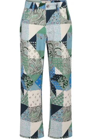 Etro Patchwork-print trousers