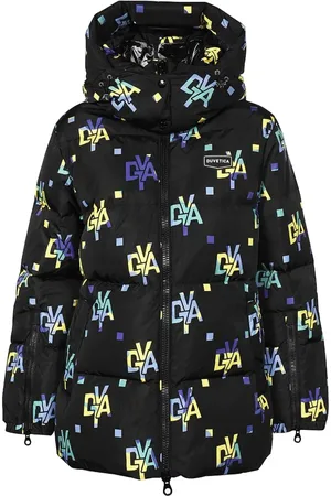 Duvetica Monogram-print puffer jacket