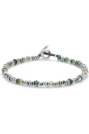 MAOR Pilla Bracelet with Green Roman Glass