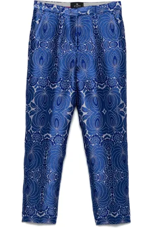 Etro Jacquard-lace trousers