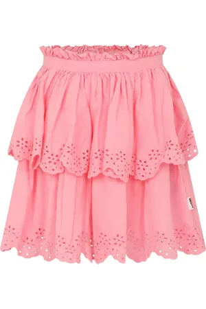 Molo Broderie-anglaise skirt