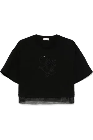 Liu Jo Logo-embroidered T-shirt