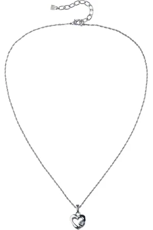 Susan Caplan 1980s heart-pendant necklace
