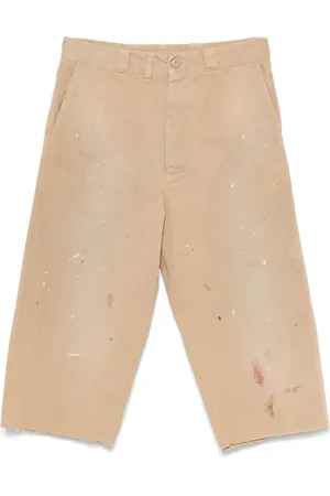 Maison Margiela Paint-splatter detailed shorts