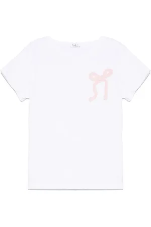 Il gufo Bow-detail jersey T-shirt