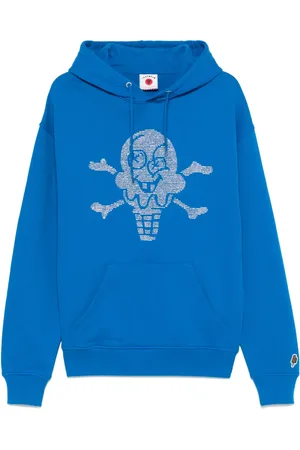 ICECREAM Rhinestone Cones & Bones Popover hoodie