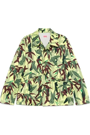 Kenzo Chiku-Rin Camo-print overshirt