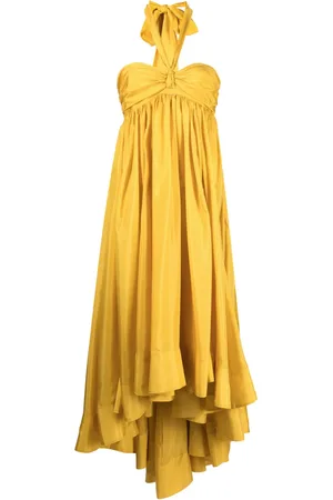 ZIMMERMANN Devi halterneck asymmetric dress