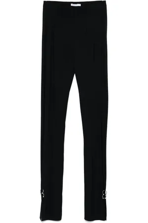 Patrizia Pepe Piercing-detail straight-leg trousers