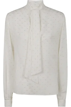 Redemption Metallic-embellished blouse