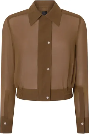 Pinko Cropped shirt jacket