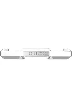 Gucci 18kt white gold Link to Love mirrored ring