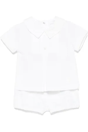 PATACHOU Printed polo and bloomers set