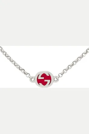 Gucci Sterling Interlocking G necklace