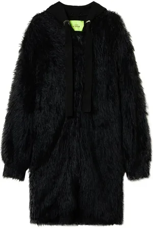 Twin-Set MYFO hooded knit coat