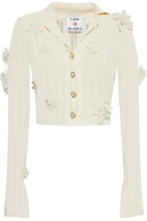 Casablanca Floral-appliqu?? top