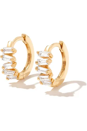 Suzanne Kalan 18kt yellow diamond earrings
