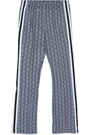 Lacoste Monogram print flared trousers