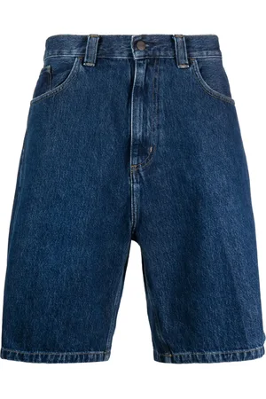 Carhartt Rear logo-patch denim shorts