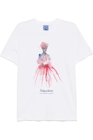 KIDSUPER STUDIOS Watercolour girl T-shirt