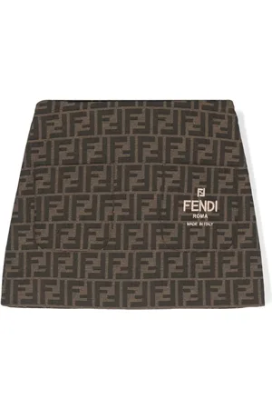Fendi FF jacquard skirt