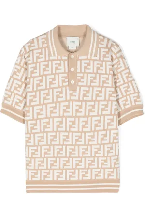 Fendi FF-jacquard polo shirt