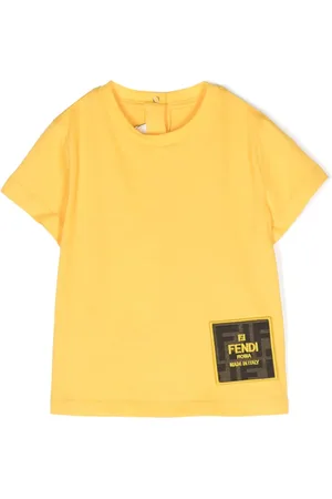 Fendi Logo-patch cotton T-shirt