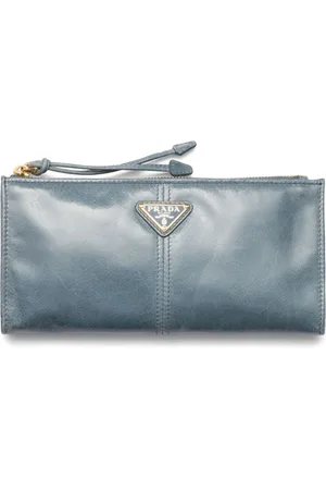 Prada Logo plaque wallet