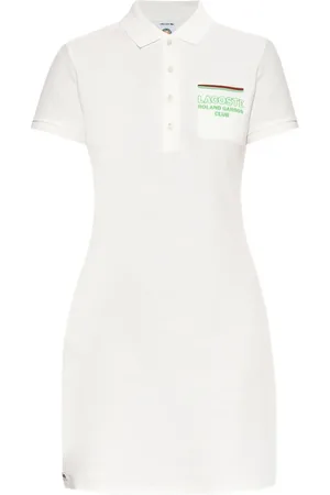 Lacoste Logo-embroidered mini dress
