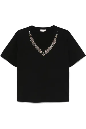 Liu Jo Bead-embellished T-shirt