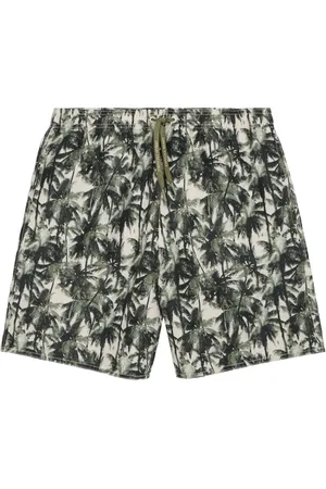 Armani Exchange Floral-print swim shorts