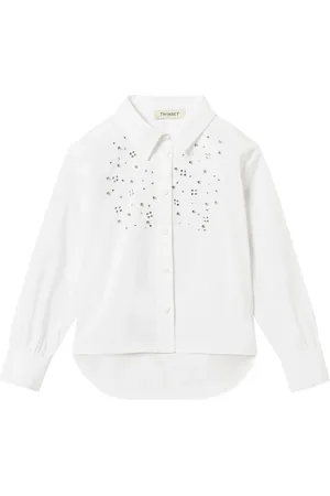 Twin-Set Crystal-embellished shirt
