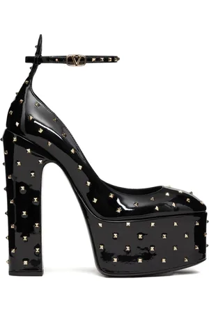VALENTINO GARAVANI Tan-Go micro studs 155mm pumps