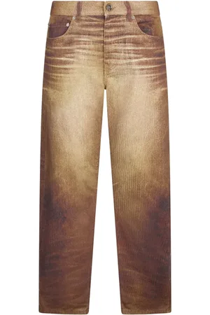 Roberto Cavalli Faded-effect jeans