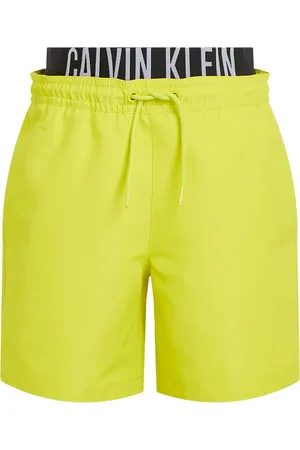 Calvin Klein Logo-waistband swim shorts