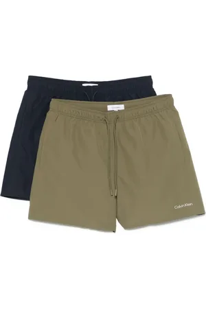 Calvin Klein Logo-print swim shorts (set of two)