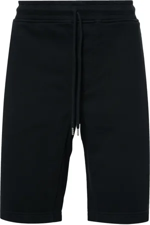 C.P. Company Logo-embroidered cotton shorts