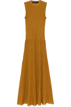 FEDERICA TOSI Lurex maxi dress
